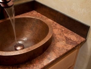 brown wooden sink thumbnail