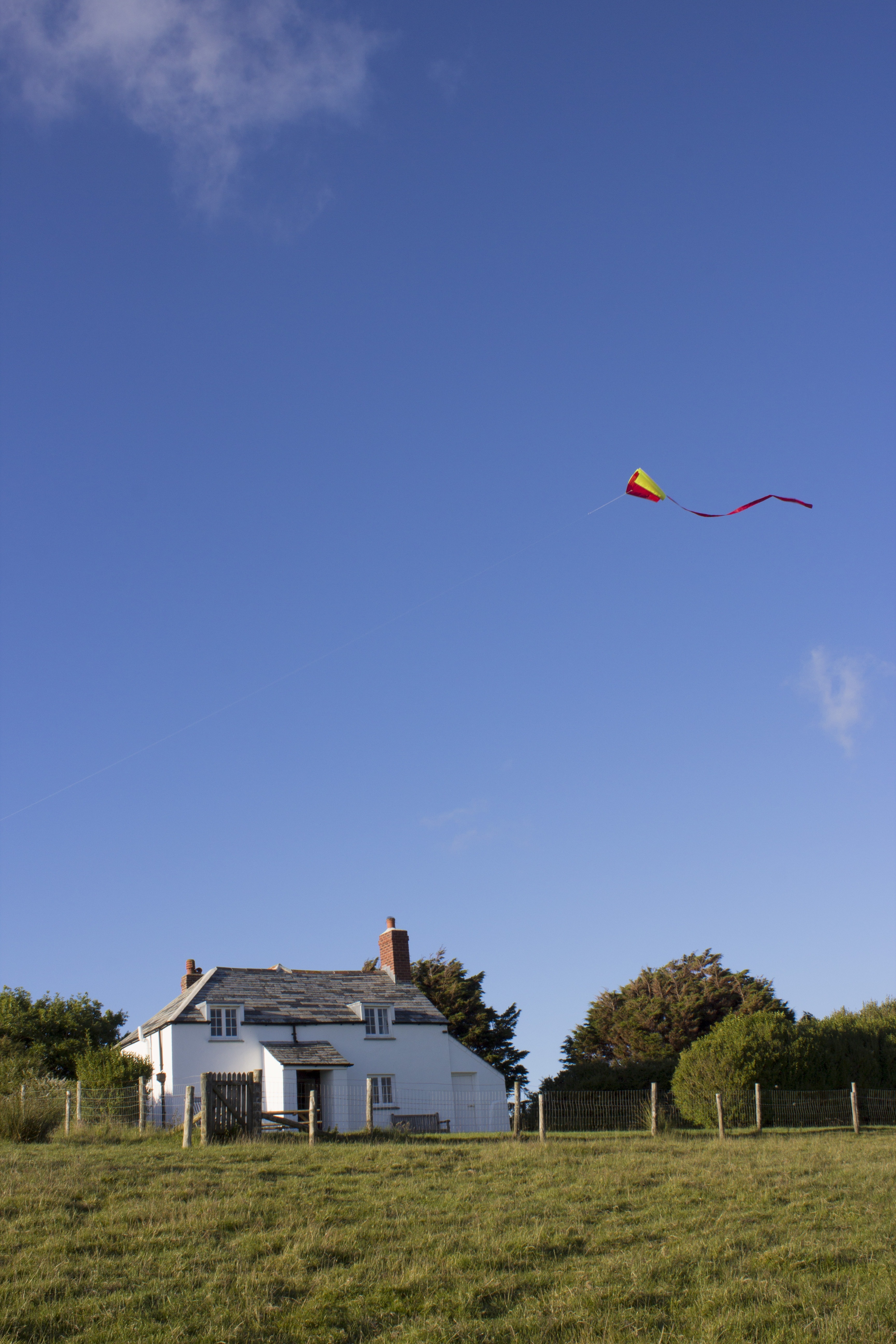 flying kite during day time