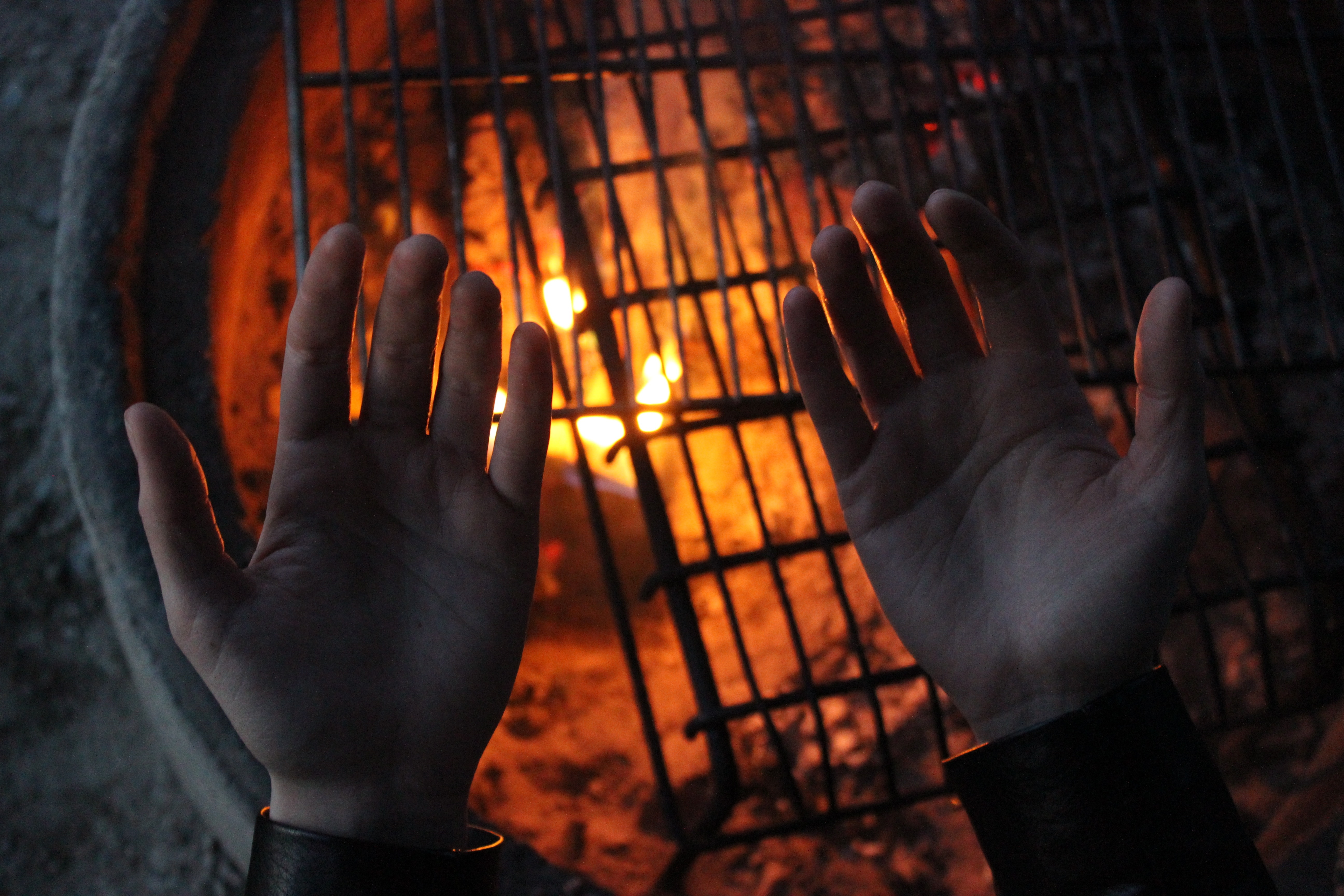 Heat, Campfire, Hands, heat - temperature, human hand