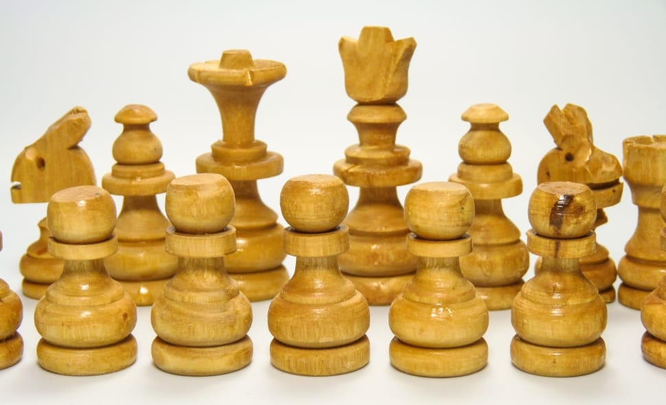 brown wooden chess piece preview