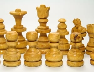 brown wooden chess piece thumbnail