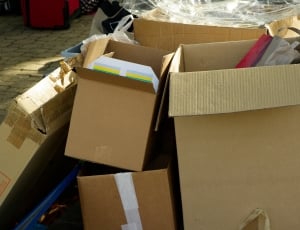 Cartons, Package, Packaging, cardboard box, box - container thumbnail