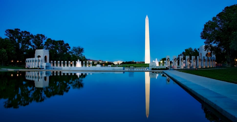 washington monument during night time preview