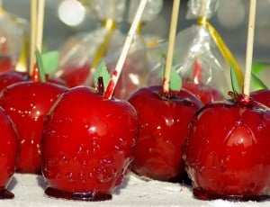 Love Apples, Candied, Red Apples, red, food and drink thumbnail