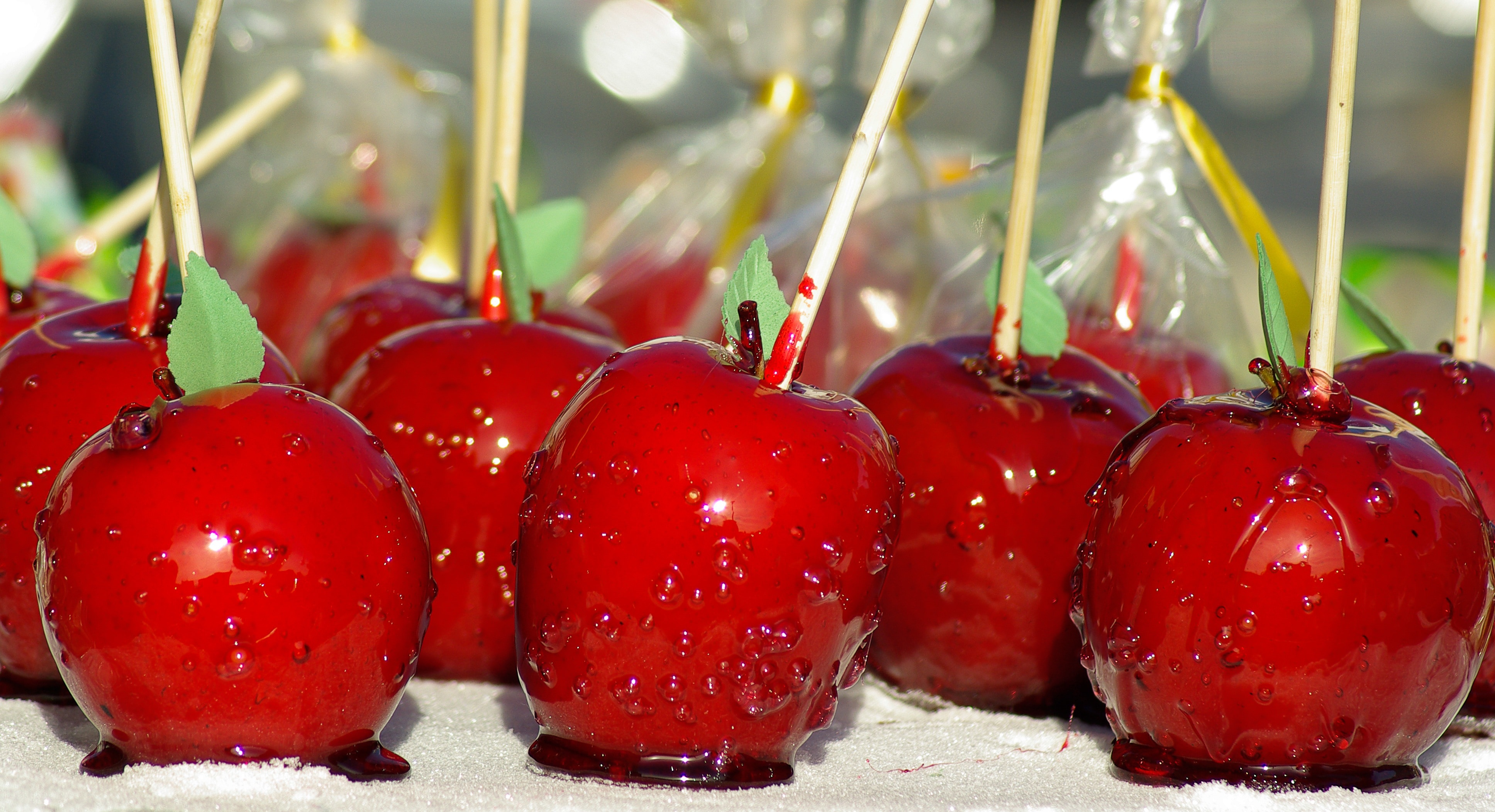 Love Apples, Candied, Red Apples, red, food and drink