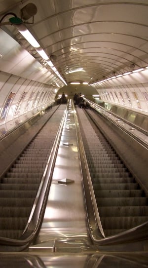 gray tunnel escalator thumbnail