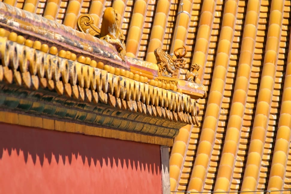 Roof, Forbidden City, China, Dragon, religion, in a row preview