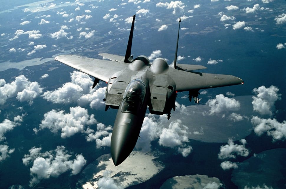 black fighter jet preview