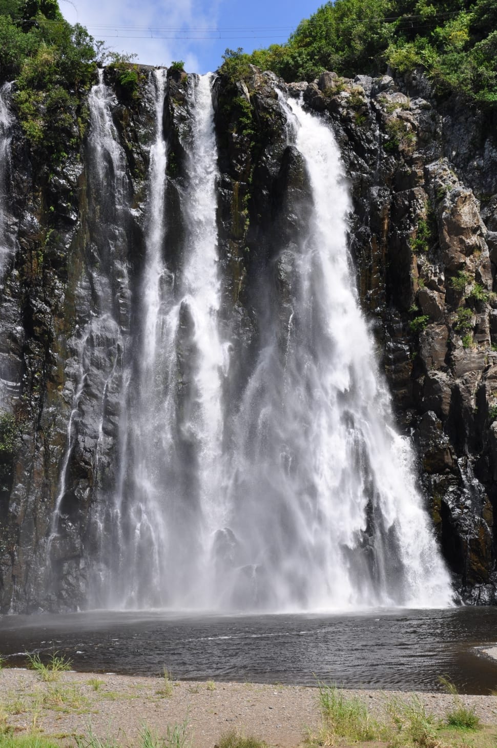Waterfalls, Flowing, White, Water, waterfall, water preview