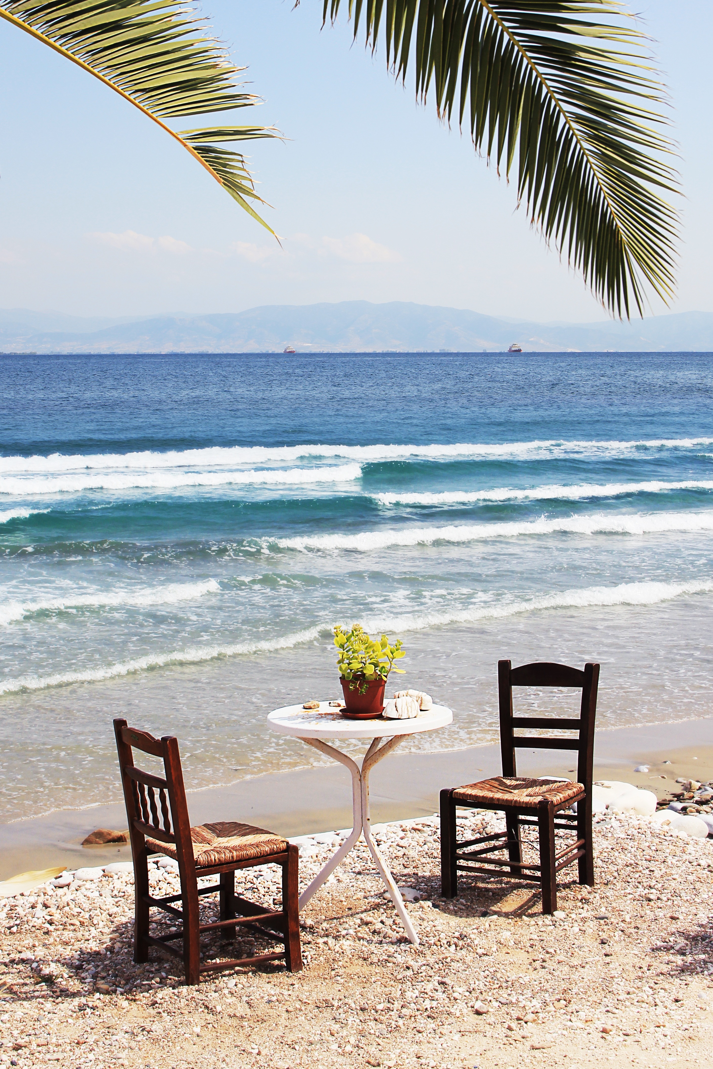 Beach, Romantic, Sea, Chair, Sand, sea, beach