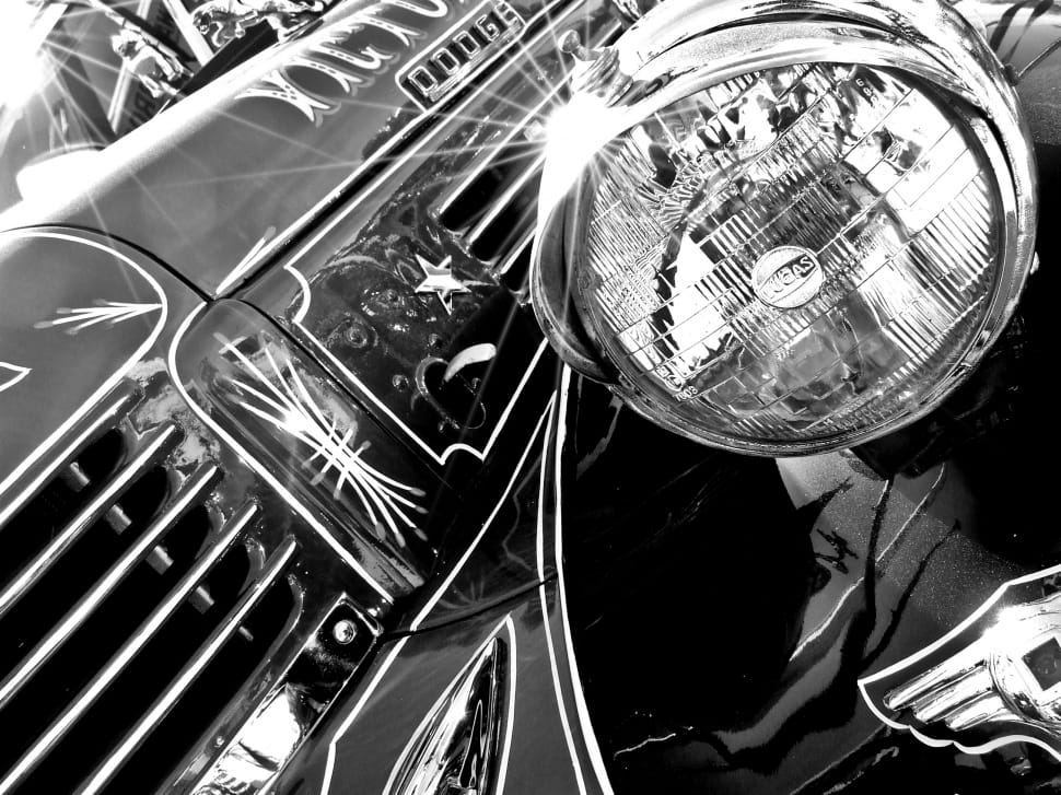 Abstract, Front, Headlight, Truck, car, transportation preview
