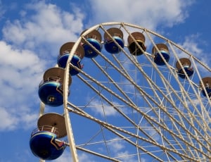 Ferris Wheel, Funfair, Clouds, Fun, View, arts culture and entertainment, ferris wheel thumbnail