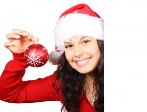 Board, Bauble, Female, Christmas, Claus, only women, smiling thumbnail