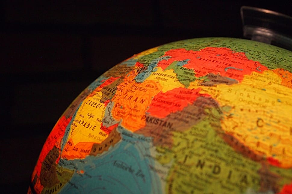 Globe, Countries, Our Earth, Continents, multi colored, close-up preview