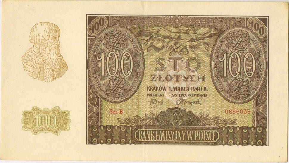 100 polish zloty preview