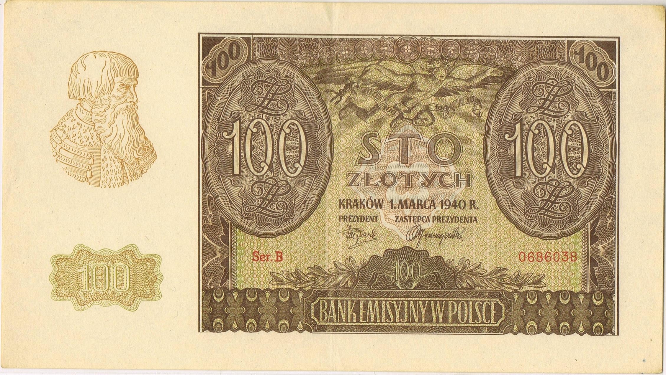 100 polish zloty