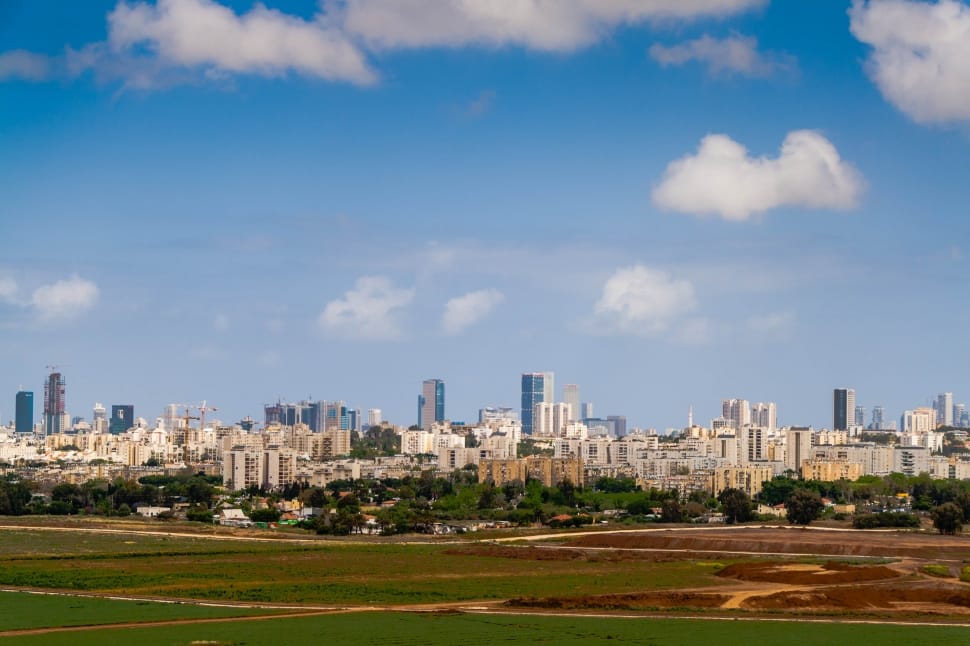 Sky, Blue, Tel-Aviv, Israel, City, architecture, building exterior preview