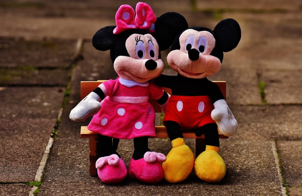 mickey and minnie mouse plush toys