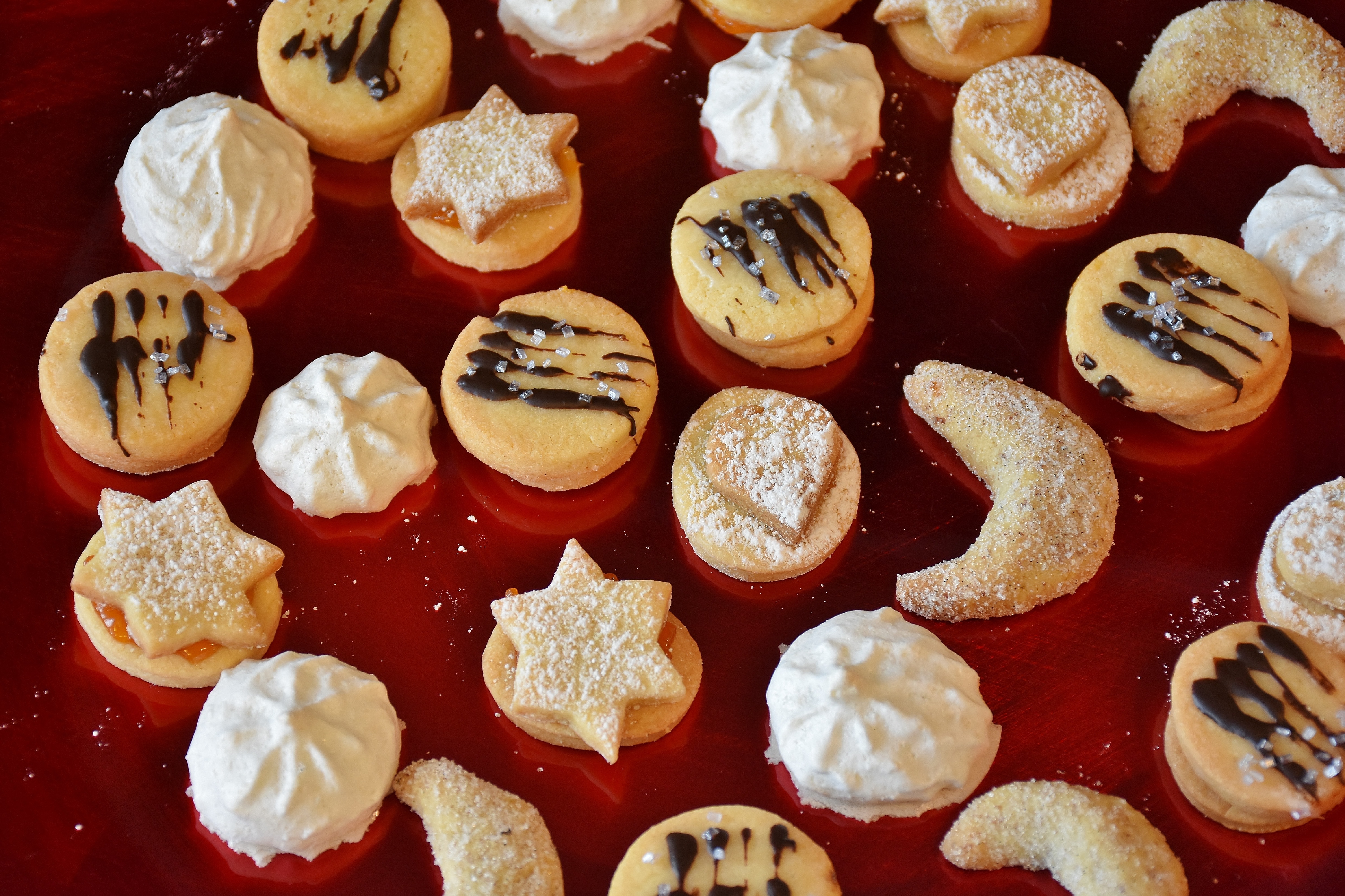 Assorted cookies