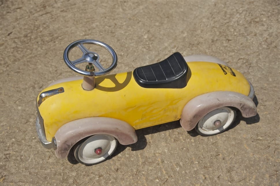 Fun, Play, Car, Yellow, Child, Toy, Auto, car, transportation preview