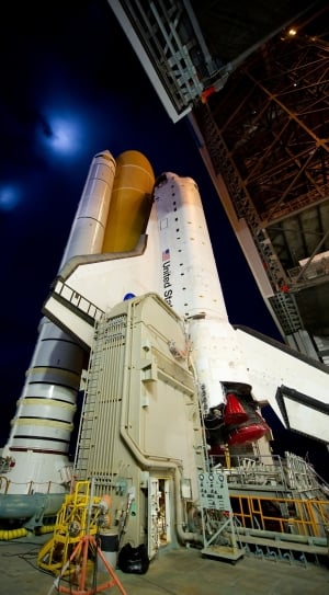 Rollout, Atlantis Space Shuttle, space exploration, space travel vehicle thumbnail