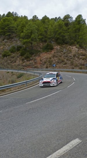 Wrc, Rally Catalunya, Ford Focus, car, road thumbnail