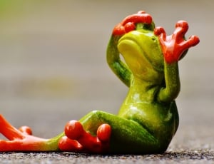 Fig, Fun, Funny, Not See, Cute, Frog, vegetable, healthy eating thumbnail