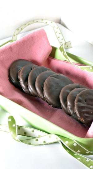 chocolate coated cookies thumbnail