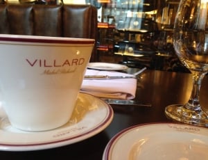 villard ceramic white teacup thumbnail