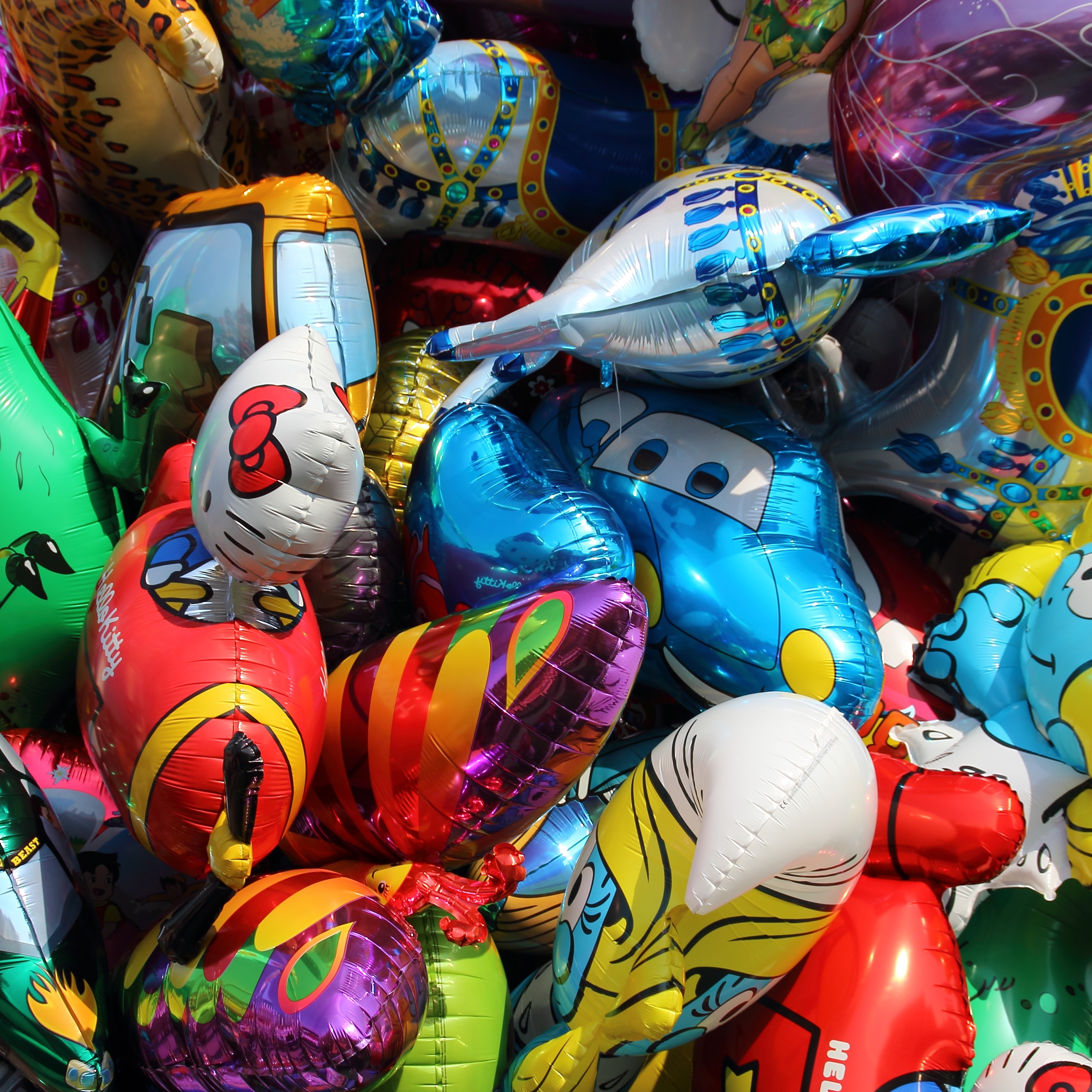 Colorful, Fair, Year Market, Balloons, multi colored, amusement park