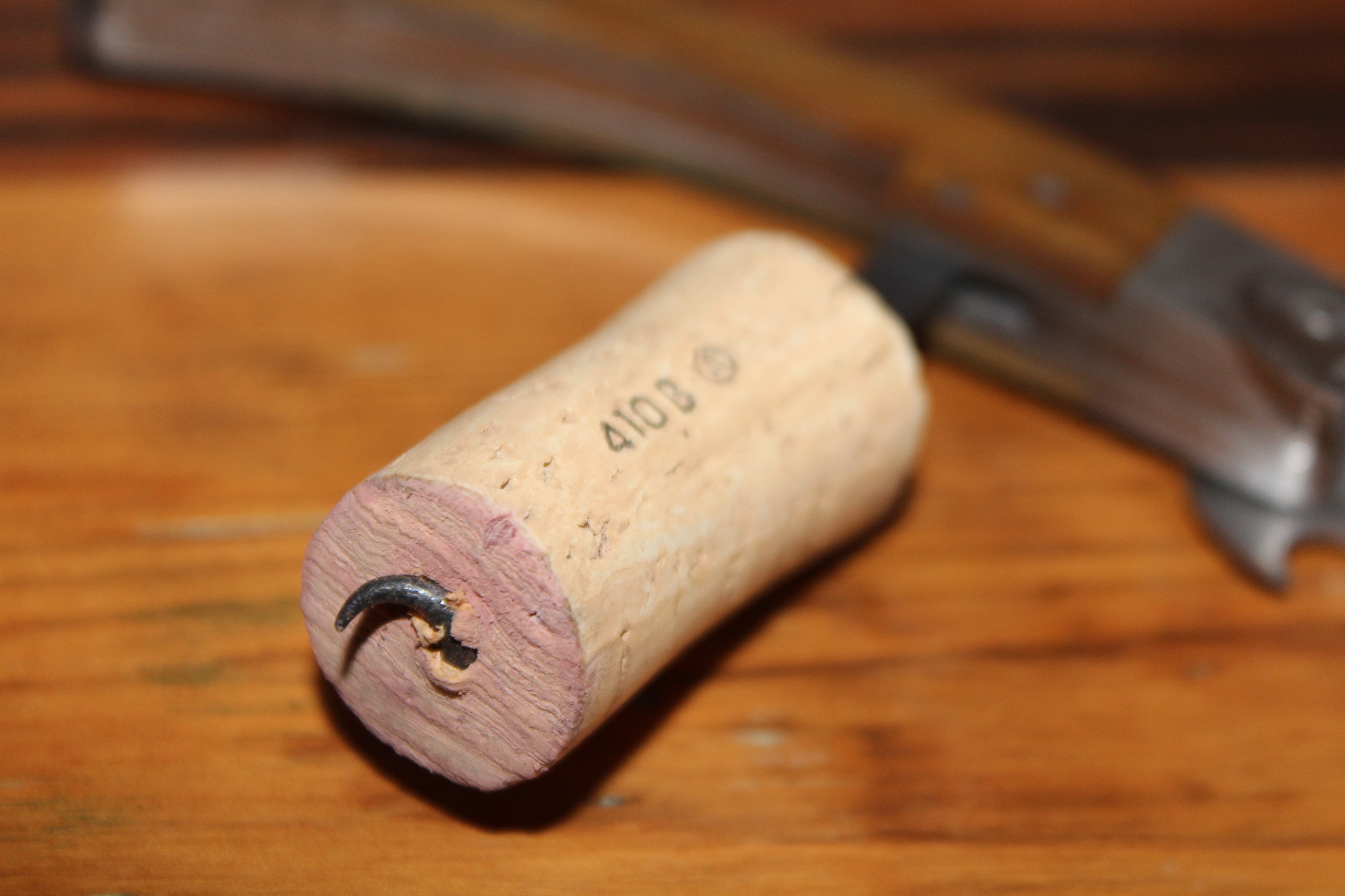 brown corkscrew