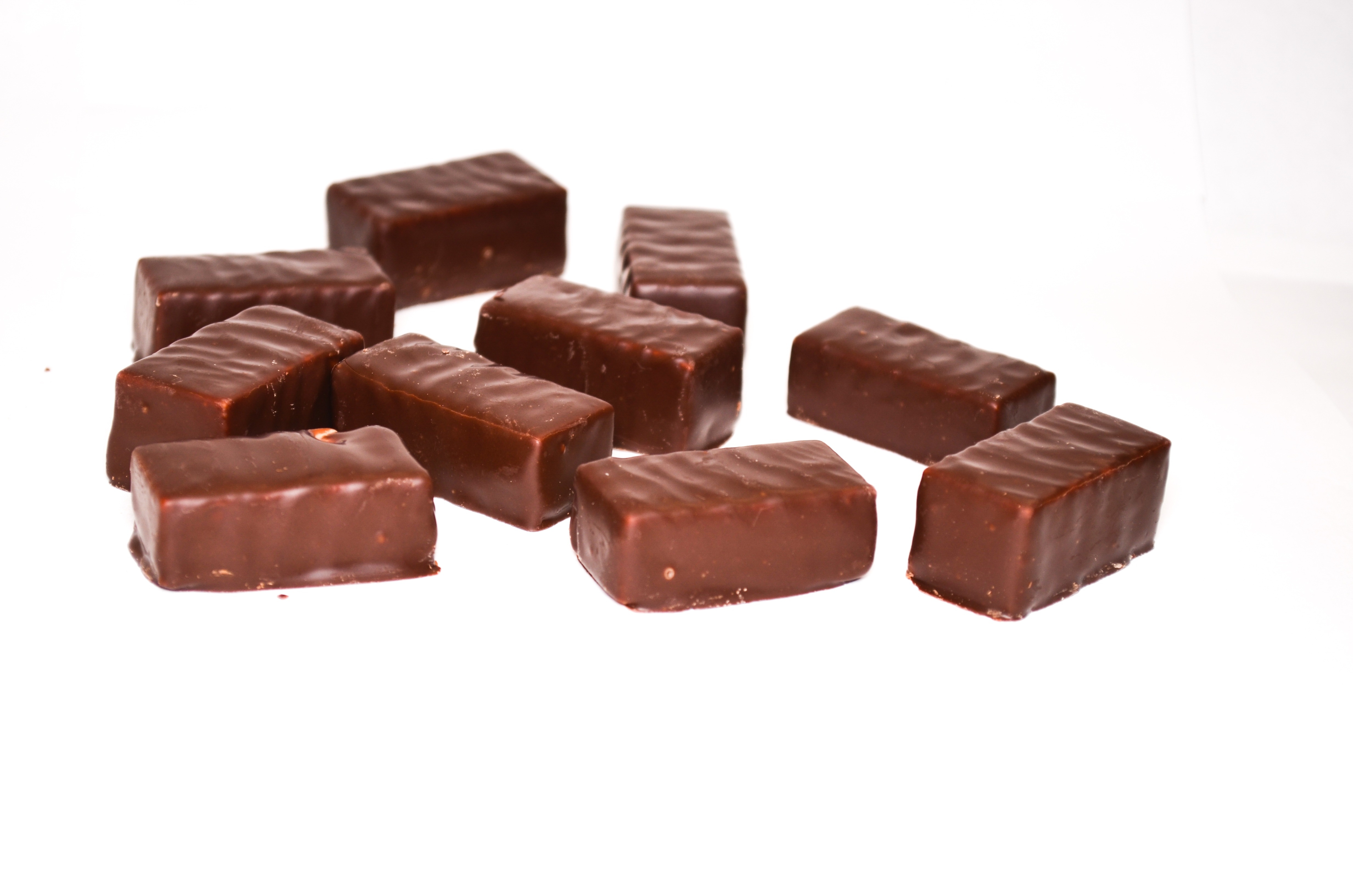 brown chocolate bars