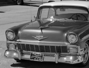 Chevrolet, Classic, 1956, Chevy, Bel Air, car, old-fashioned thumbnail