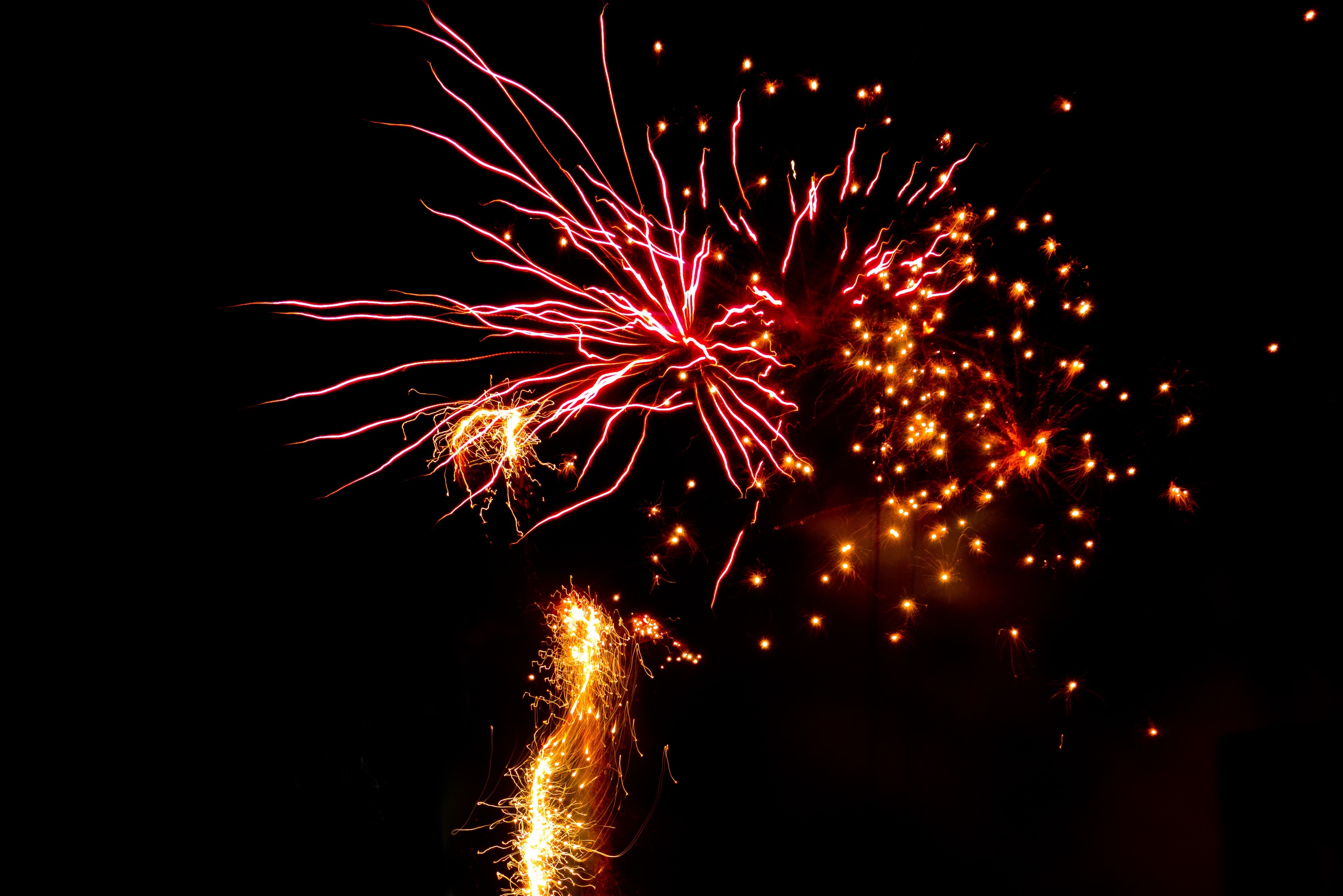 Fireworks, New Year'S Eve, Sylvester, firework display, firework - man made object