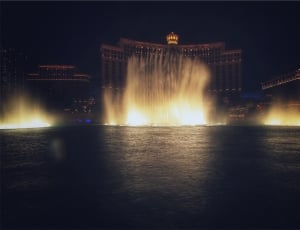 fountain photo during nighttime thumbnail