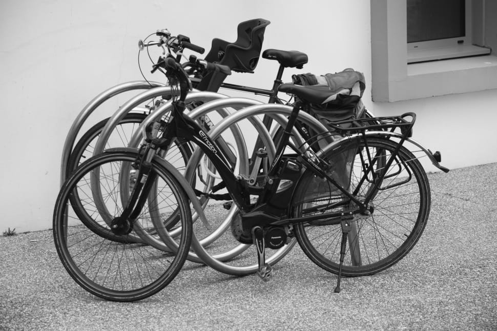 Two Wheels, Bicycles, Black And White, bicycle, transportation preview