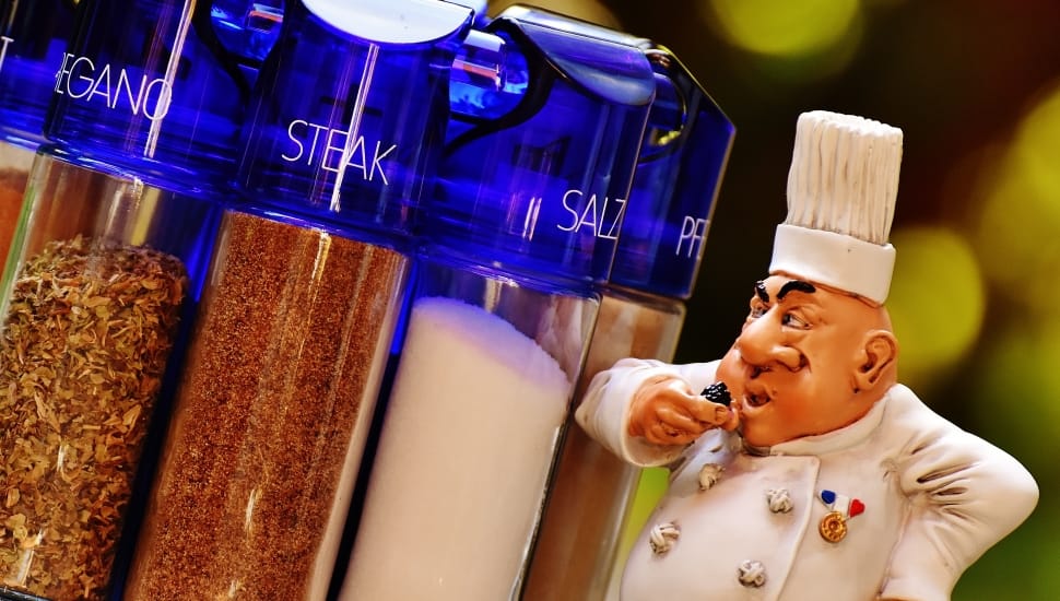 condiment shaker and miniature mr. chef toy preview