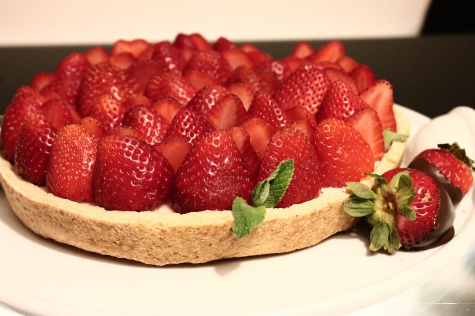 Strawberries, Pie, Sweet Space, strawberry, food and drink preview