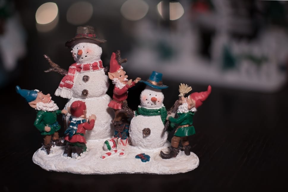 christmas, display, snowman, toy, christmas, christmas decoration preview