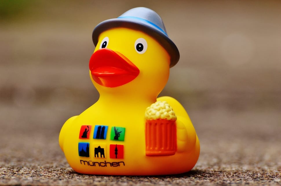 Beer, Munich, Bath Duck, Duck, Toys, toy, yellow preview