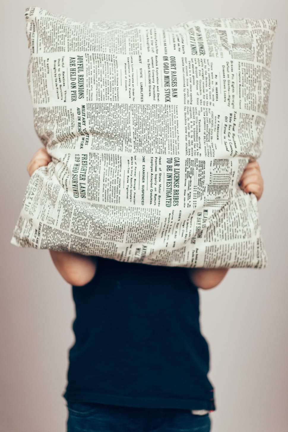 newspaper throw pillow preview