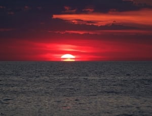 Sea, Evening Sky, Baltic Sea, Sunset, sea, sunset thumbnail