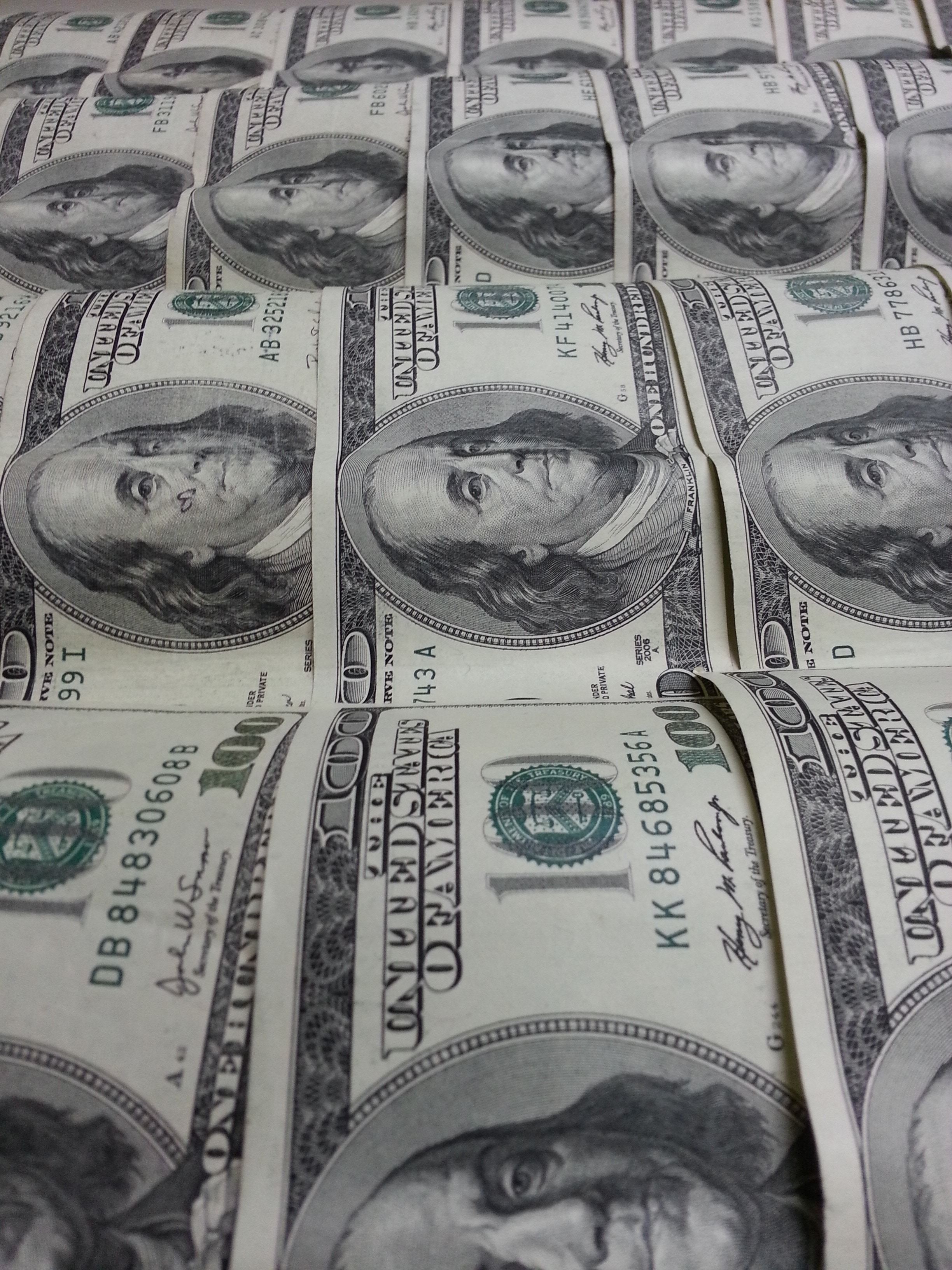 10 U.S. dollar bill lot