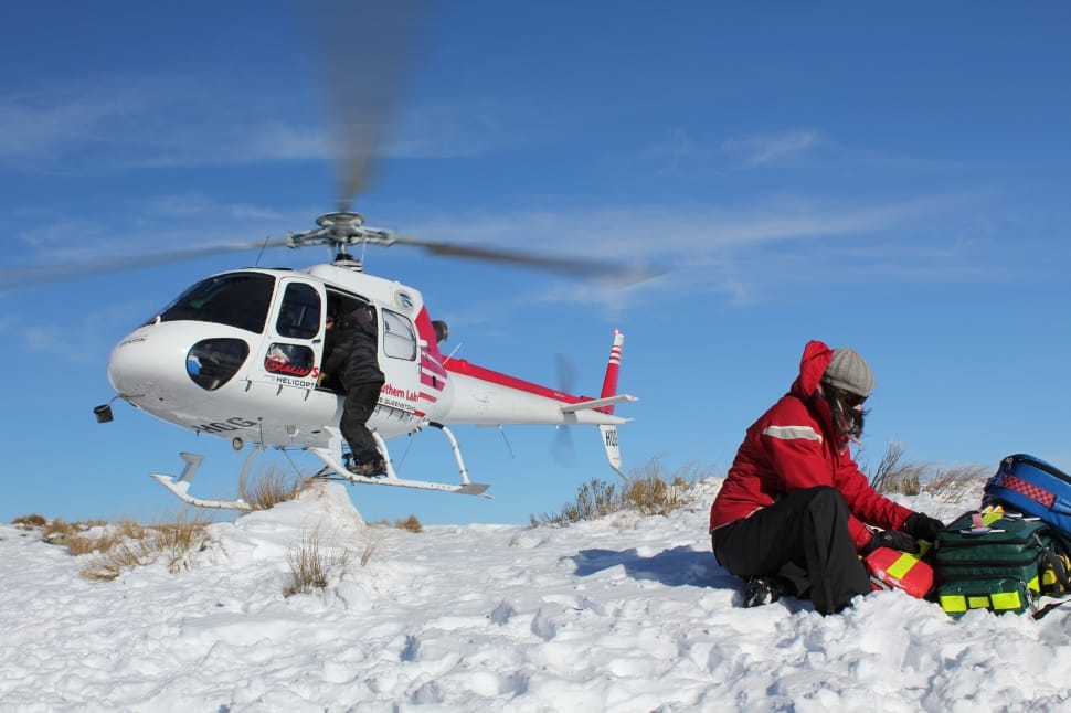 Medical, Ambulance, Helicopter, snow, winter preview