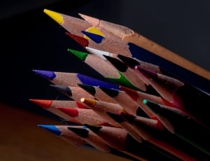 group of coloring pencils up close thumbnail