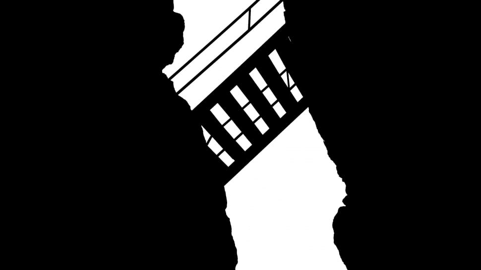 silhouette of staircase preview