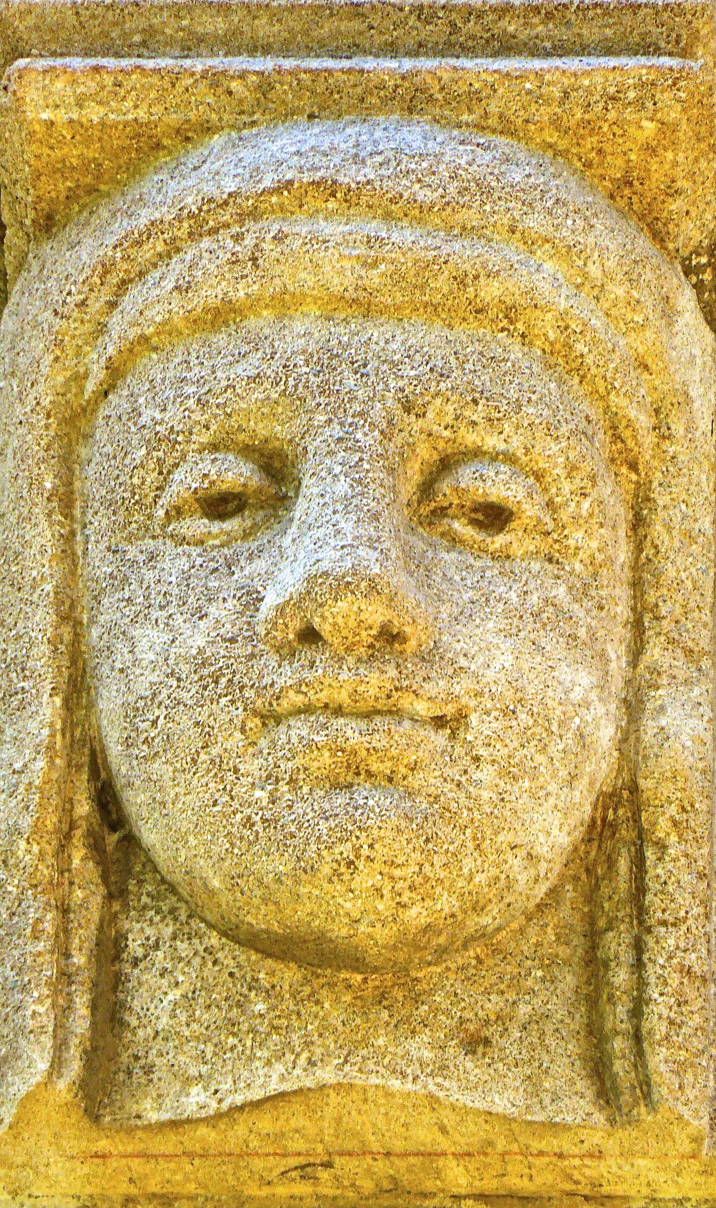 woman face concrete figure