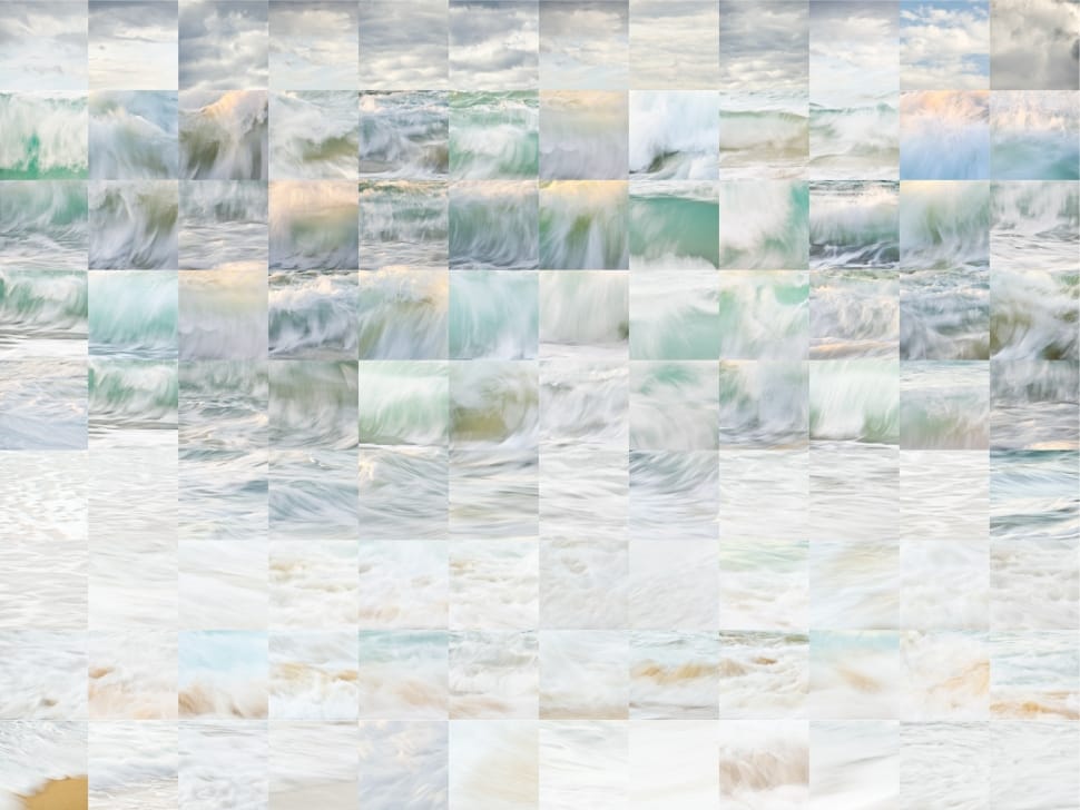 sea waves collage preview