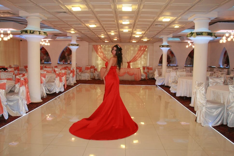 Dress, Dally, Sensuality, Red, Girl, elegance, indoors preview