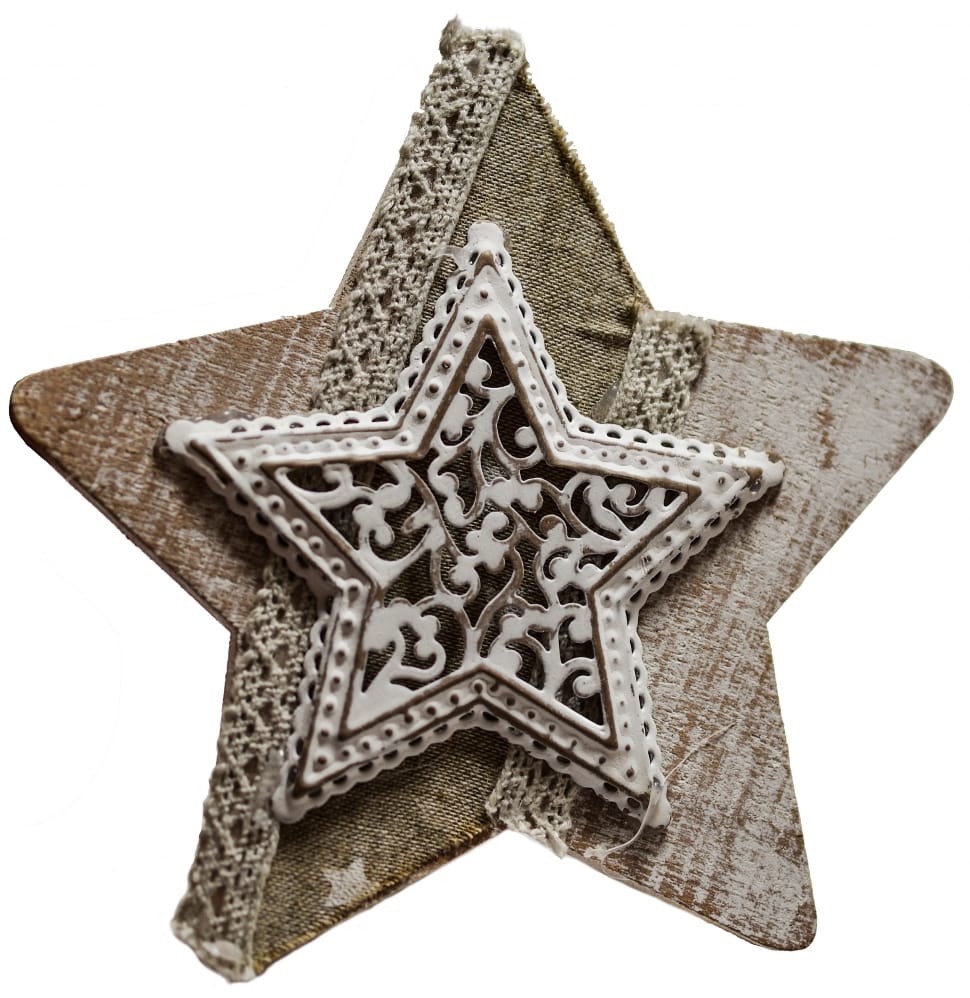 Star, Vintage, Decoupage, Wooden, Lace, design, history preview